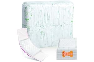 Dog Diaper Liners for Male and Female Dogs, 150 Count, Super Absorbent Disposable Dog Diapers Booster Pads fit Most Pet Belly