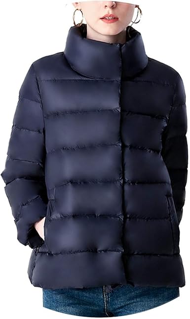 doudoune courte bleu