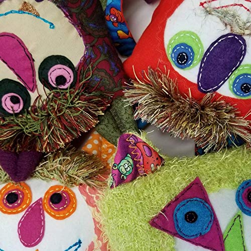 Big Goofy Monster Doll Handmade Lovable Travel Pillow