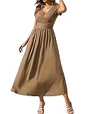 Gracyoga 2025 Summer Fall Casual Wrap Dresses Flowy