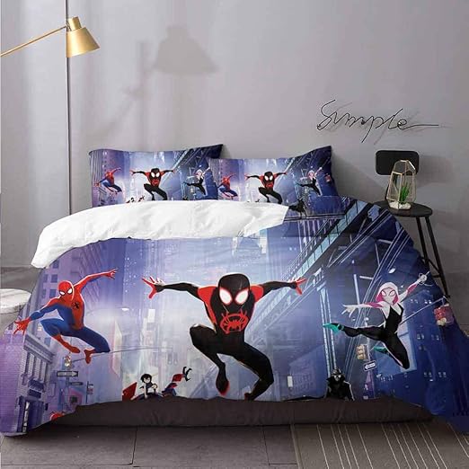 spiderman double bedding set