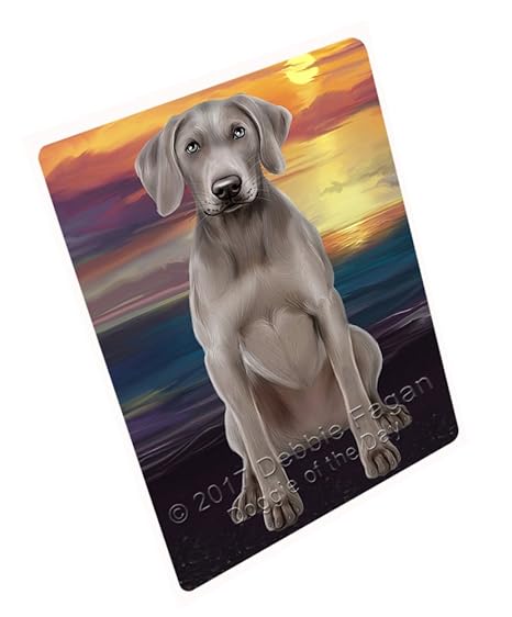 Amazon Com Weimaraner Dog Tempered Cutting Board C49446 Large