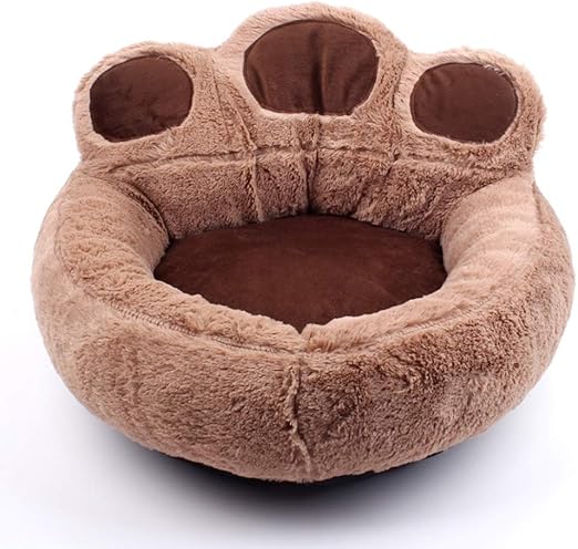 paw shaped dog bed