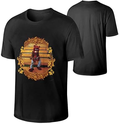 Amazon Com Moniqueabeech Men Kanye West The College Dropout Fashion T Shirt Music Band Shirts Black Clothing