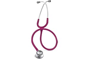 3M Littmann Classic II Pediatric Stethoscope, 2122, Stainless Steel Chestpiece, 28" Raspberry Tube