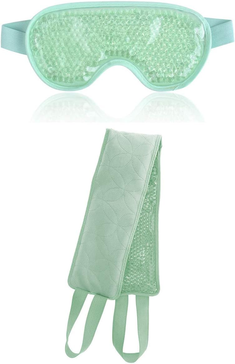 Verona Summer Hot and Cold Therapeutic Relaxation Eye Mask and Body Wrap Neck Wrap Multifunctional Gel Pack (Aqua)
