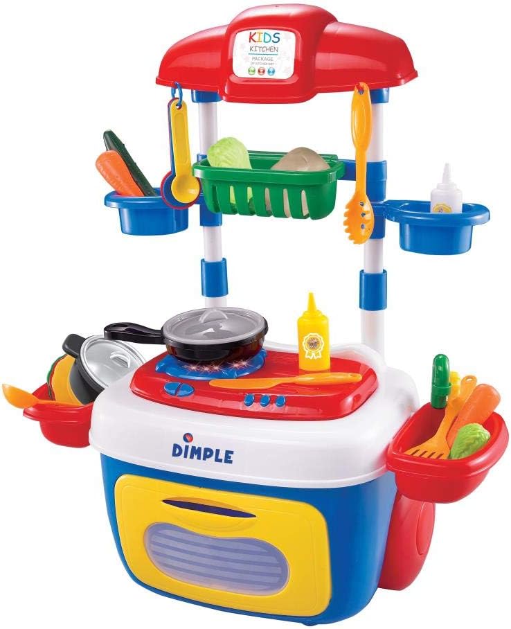 portable toy kitchen set