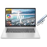 HP 17.3" FHD Business Laptop Computer, 6-core AMD Ryzen 5 Processor, Windows 11 Laptop, Copilot AI Ready, Numeric Keypad (16GB RAM | 1TB SSD)