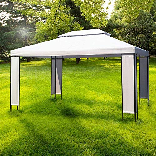 DNNAL Garten-Pavillon, Luxus-wasserdichtes Hochzeits-Zelt Partyzelt für Villa Hof Garten Sonnenschein Brett Grill…