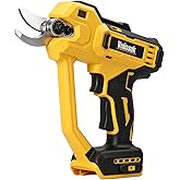 Electric Pruning Shears Cordless Pruner Shears Compatible with DeWalt 20V Battery (No Battery) Perfect for Tree Trimming Gardening, Garden Orchard (Electric Pruning Shears)