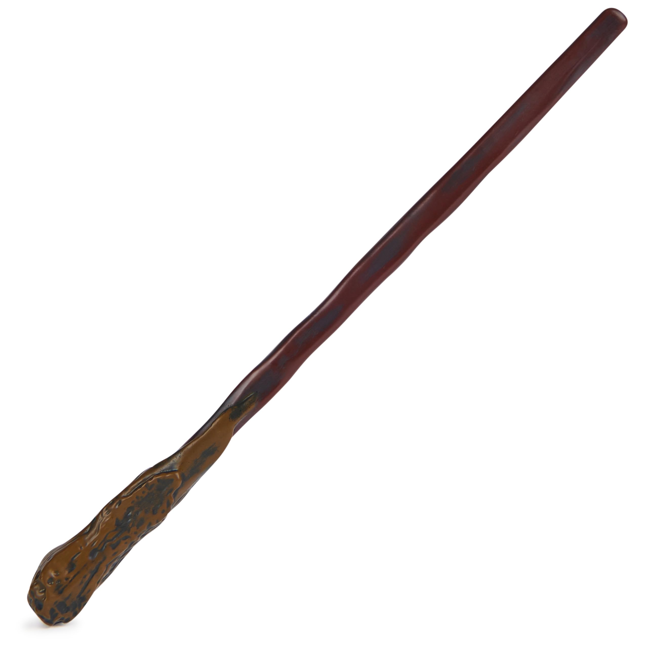 Wizarding World Harry Potter, 12-inch Magical Collector Ron Weasley Wand, Stand & Die-cast Icon, Magical Artifacts, Accessory for Halloween Costumes