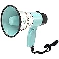 Flydot Megaphone with Speaker Microphone Siren and 240-Second Recording Bulhorn Includes Volume Control for Outdoor Events and Crowd Management