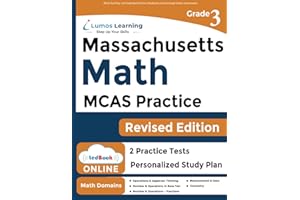 MCAS Test Prep: 3rd Grade Math Practice Workbook and Full-length Online Assessments: Next Generation Massachusetts Comprehensive Assessment System Study Guide