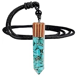 Nupuyai Orgone Healing Crystal Point Pendant