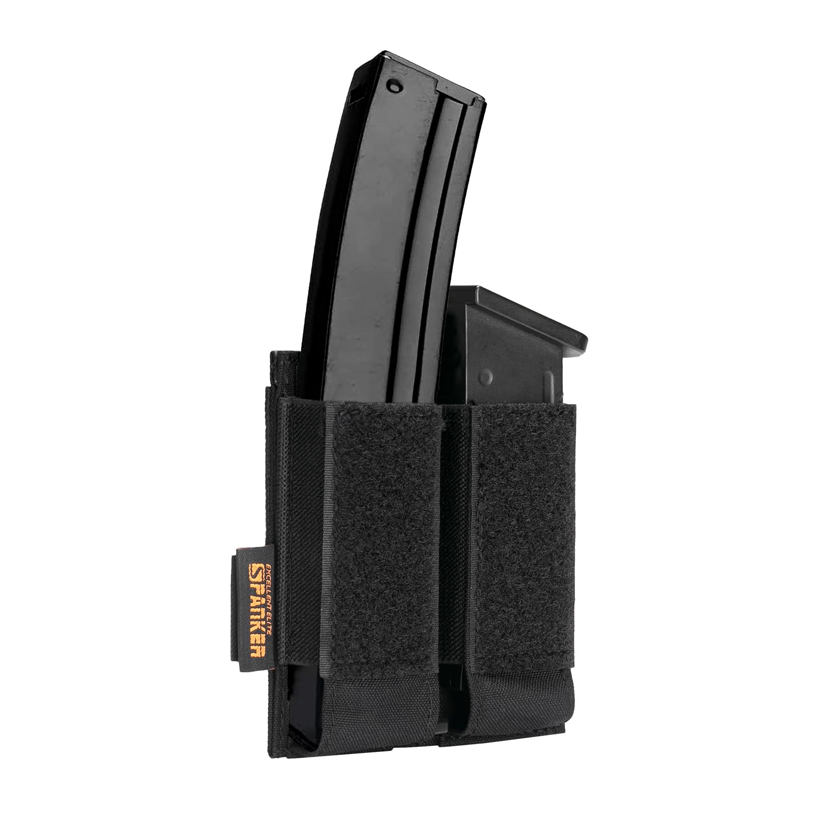 EXCELLENT ELITE SPANKER Pistol Mag Pouch for Glock 92F Double/Triple Molle Magazine Pouches(Double-Black)