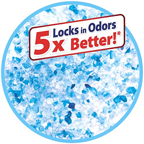 Fresh Step Crystals, Premium Cat Litter, Scented, 4 Pounds All Cat Things