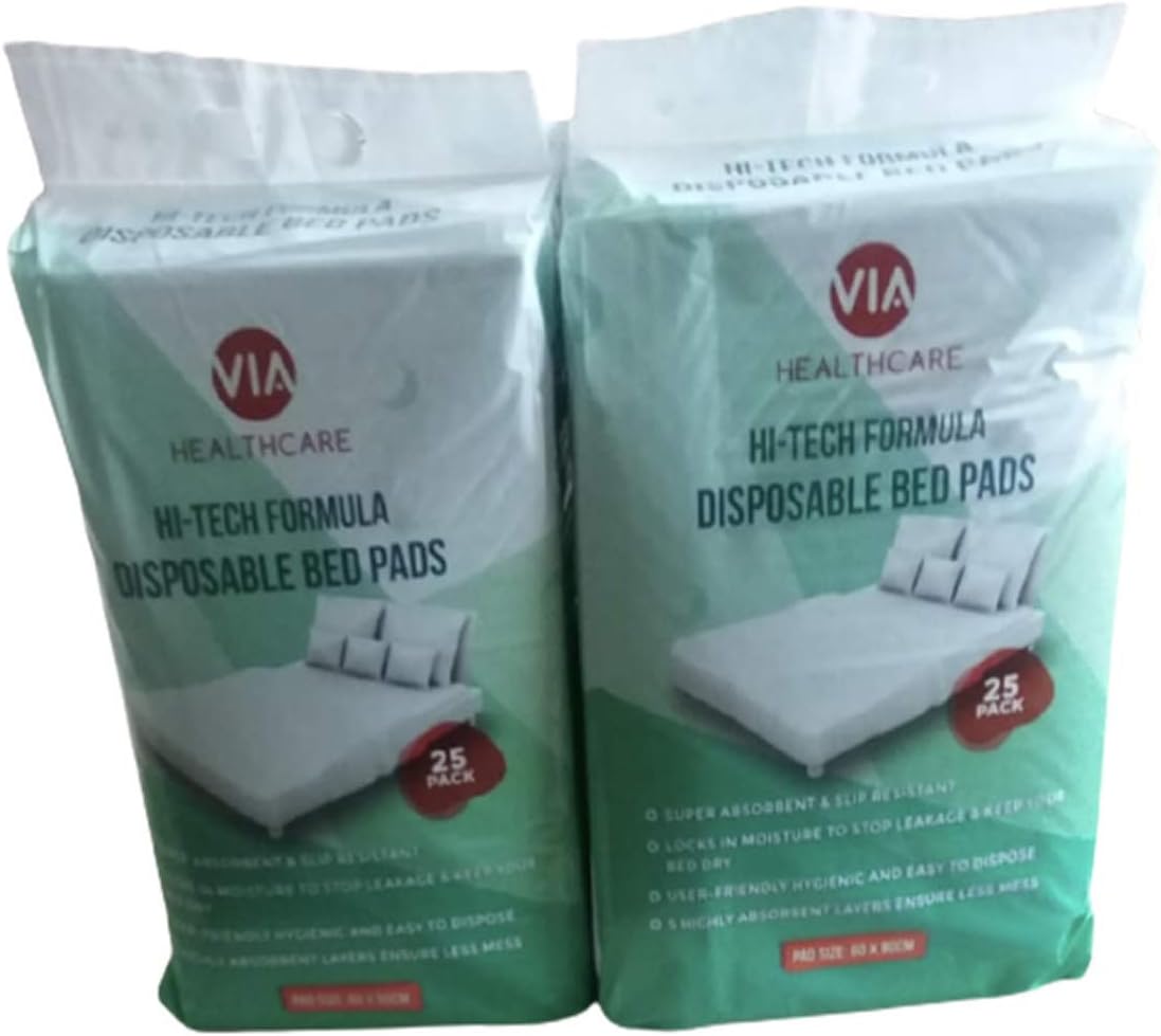 Highly Super Absorbent Disposable Bed Pad 50Bed Pads 60 x 90cm Ideal