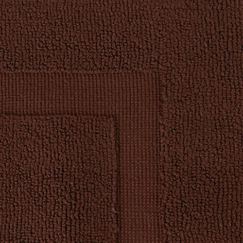 Bath Mat Cotton Washable Contour Rug 21x34" Tub Mat 2 Pcs Pack by