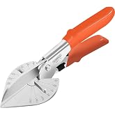 TOWOT Sharp Multi Angle Miter Shear Cutter, Adjustable at 45 To 135 Degree With Safety Lock Hand Tools for Cutting Plastic, PVC and Molding Trim
