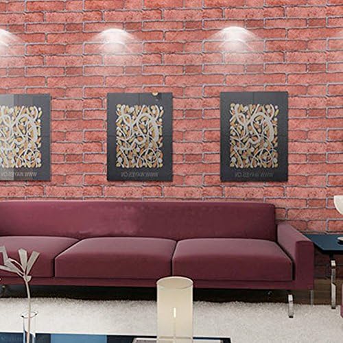 Newest Brick Stone Pattern Vinyl Self Adhesive Wallpaper Roll Peel Stick Contact Paper