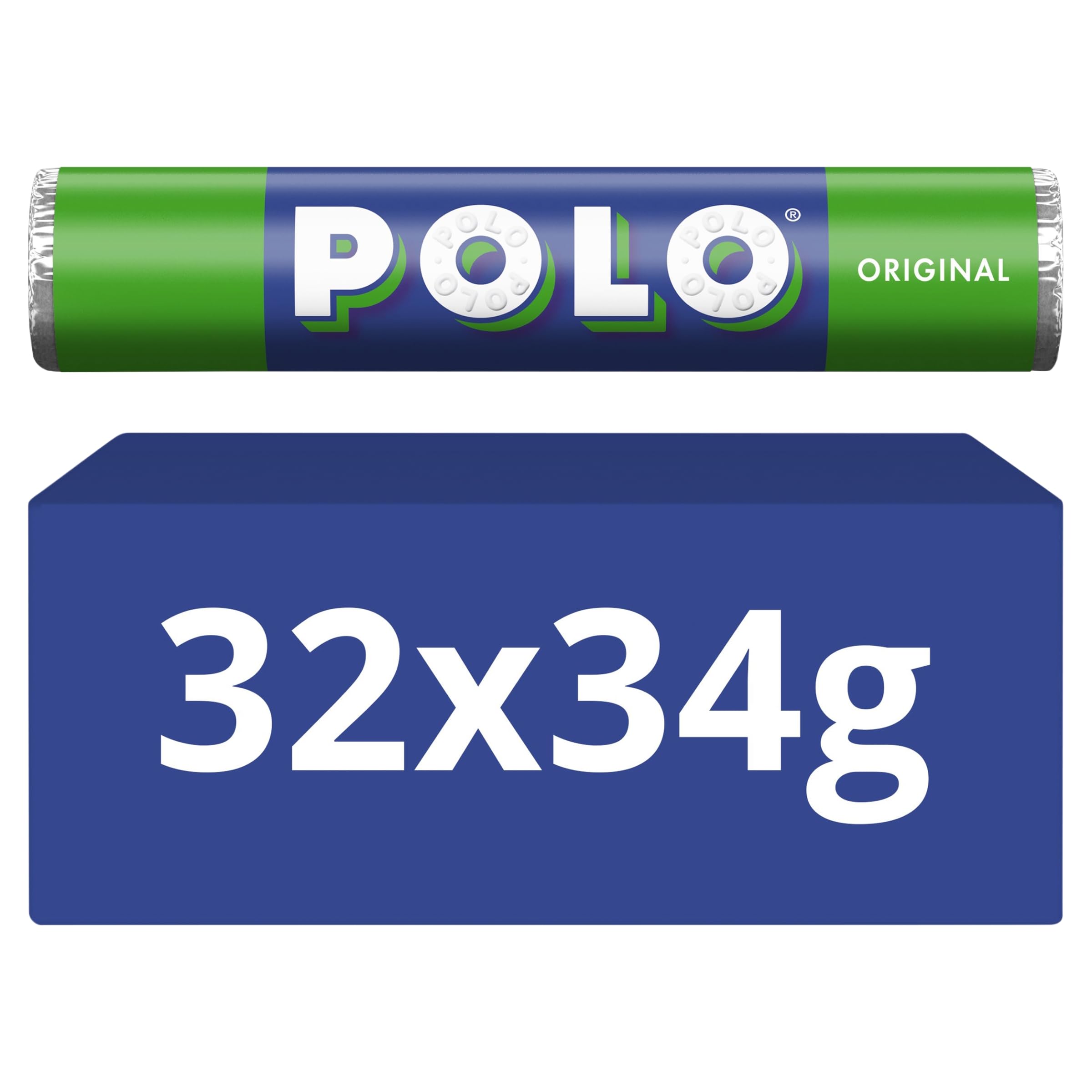 Polo Original Mints Tubes, 32 x 34 g