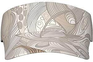 Linear Texture Beige Sports Hat Adjustable Sun Caps for Men Women Golf CapSun Visor Hats Empty Top Baseball Cap