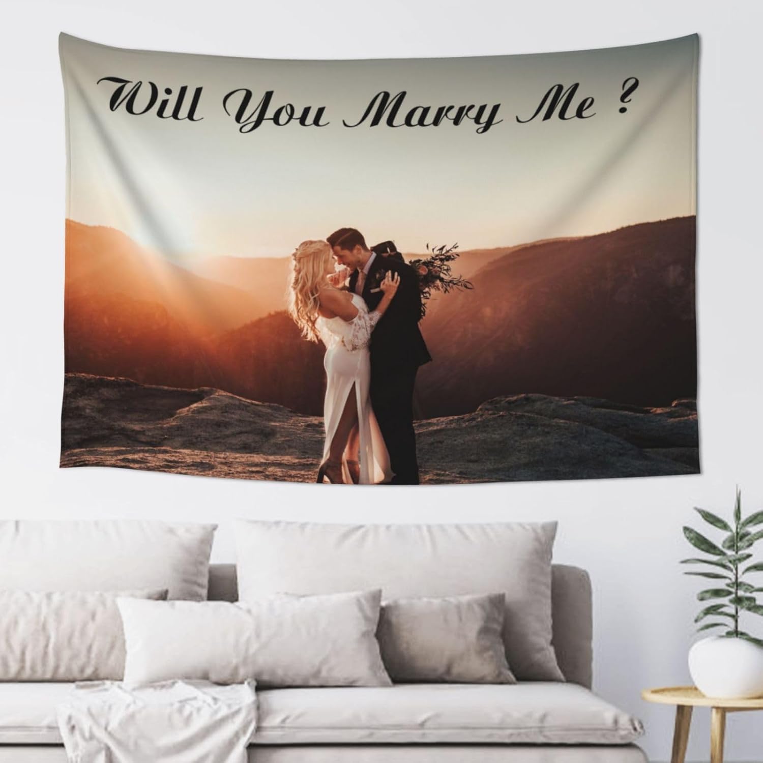 Tapestries - FIXETUID Customized Tapestry Custom Wall Hanging Tapestries Upload Text Design Your Own Personalized Poster Backdrop for Bedroom