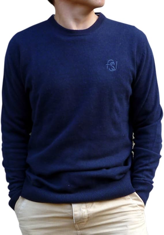 Amazon ポールスミス Paul Smith メンズ カシミア 100 クルーネック ニット Psnt M8 並行輸入品 M ネイビー セーター 通販