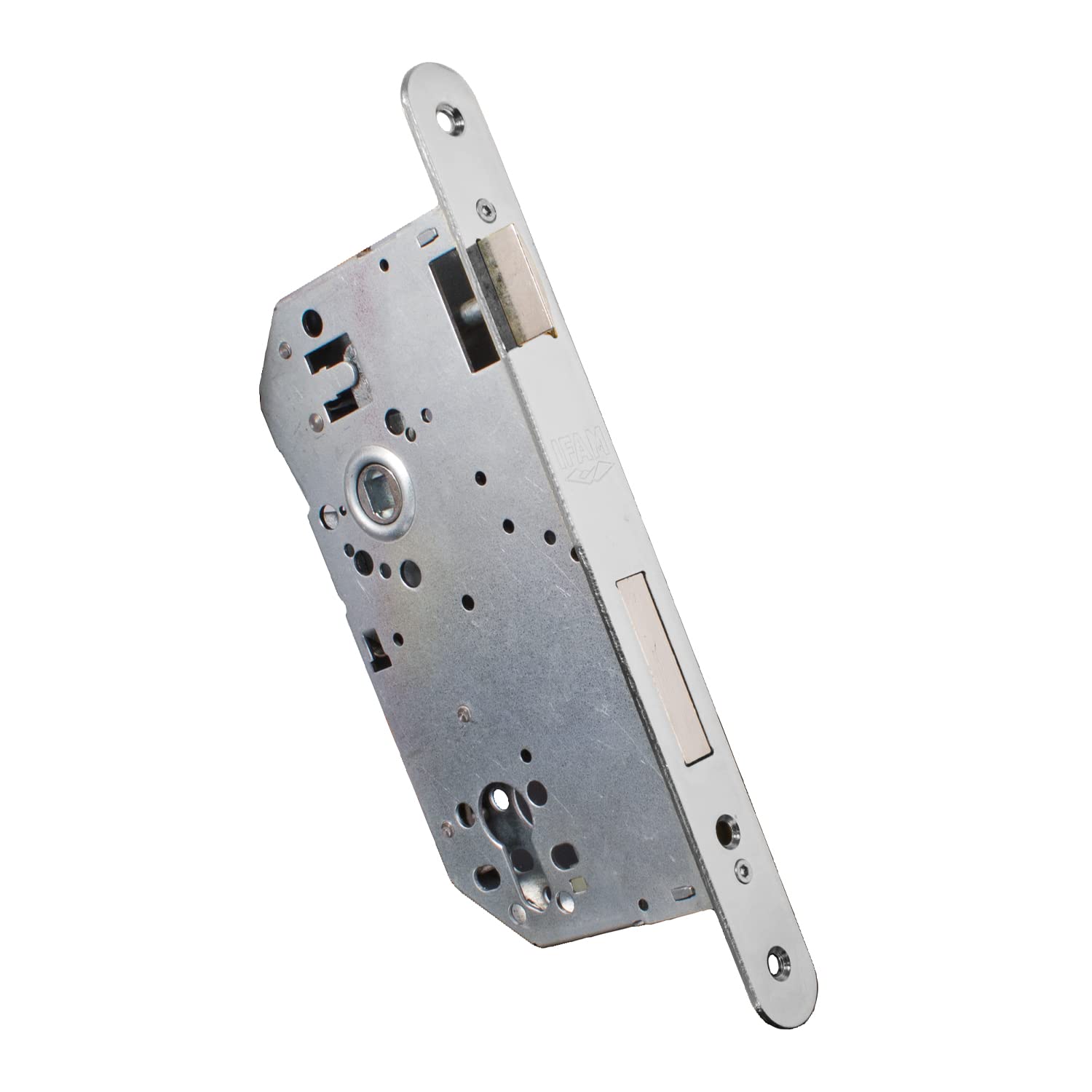 IFAM W500.60RHN Cerradura de Embutir W500.60 Mortise Lock, Nickel, 60 milimetros