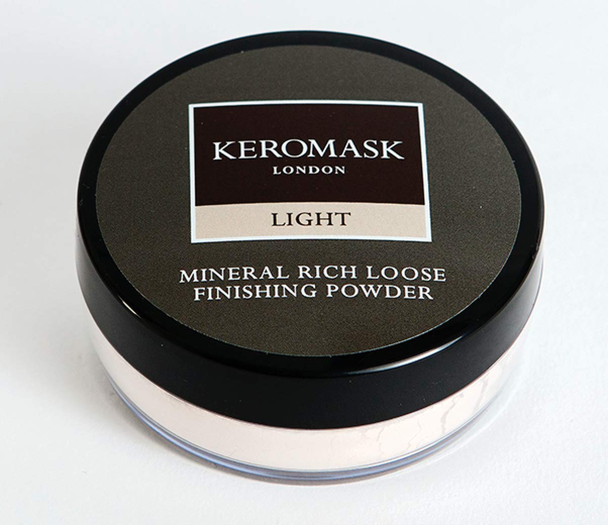 Keromask Mineral Rich Loose Finishing Powder in Shade LIGHT to Set Foundation and Camouflage Makeup, 20g