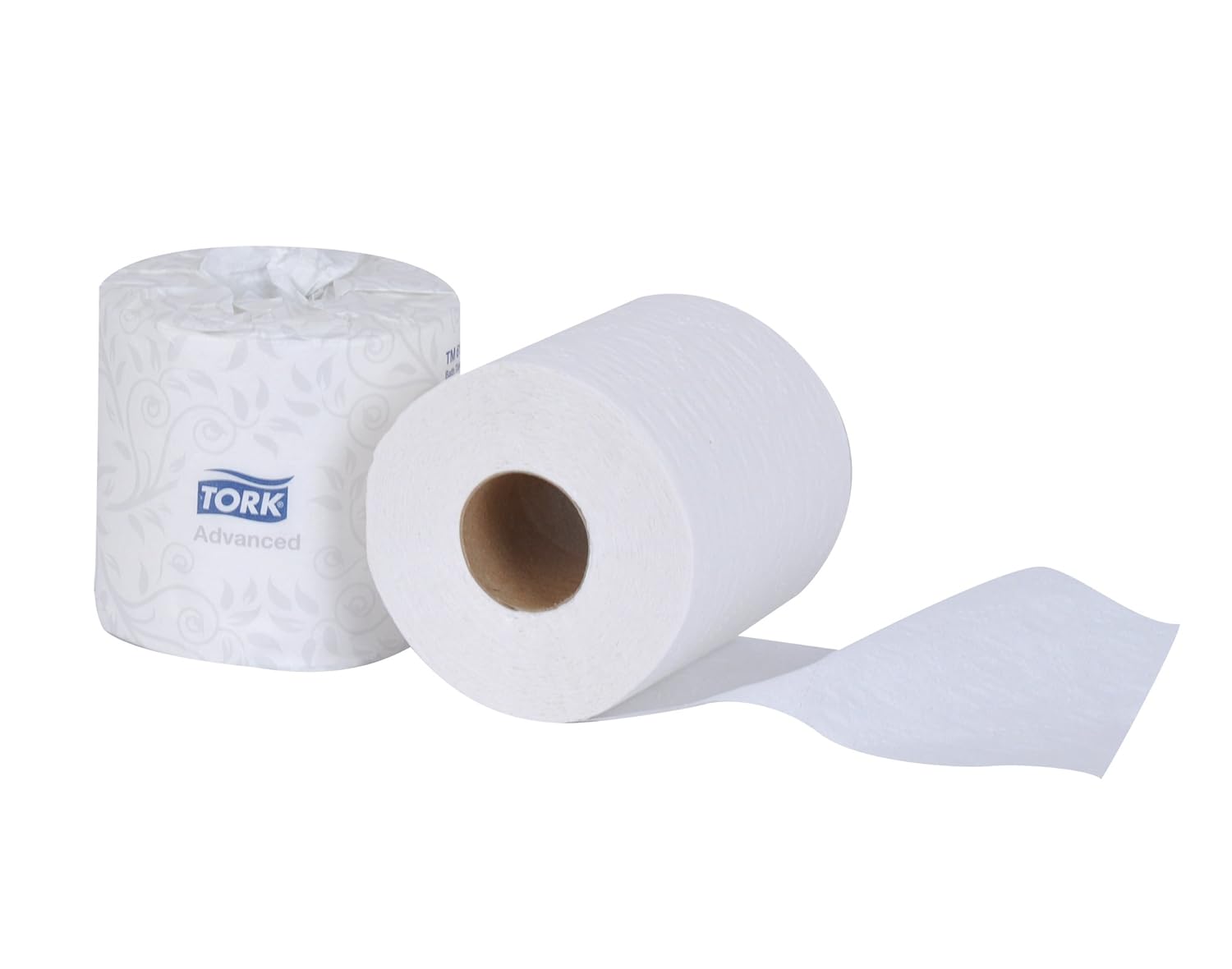 Tork Advanced TM6120S Bath Tissue Roll, 2-Ply, 4" Width x 3.75" Length, White (Case of 96 Rolls, 500 Per Roll, 48,000 Sheets): Industrial & Scientific