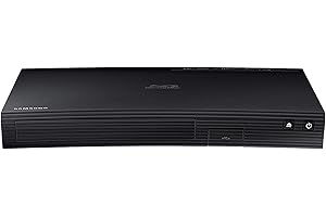Samsung Blu-ray DVD Disc Player with 1080p Full HD Upconversion, Plays Blu-ray Discs, DVDs & CDs, Plus 6Ft High Speed HDMI Ca