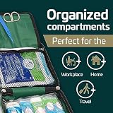 Astroplast 90 Piece First Aid Kit with Eyewash, Ice Packs & Blanket view 2