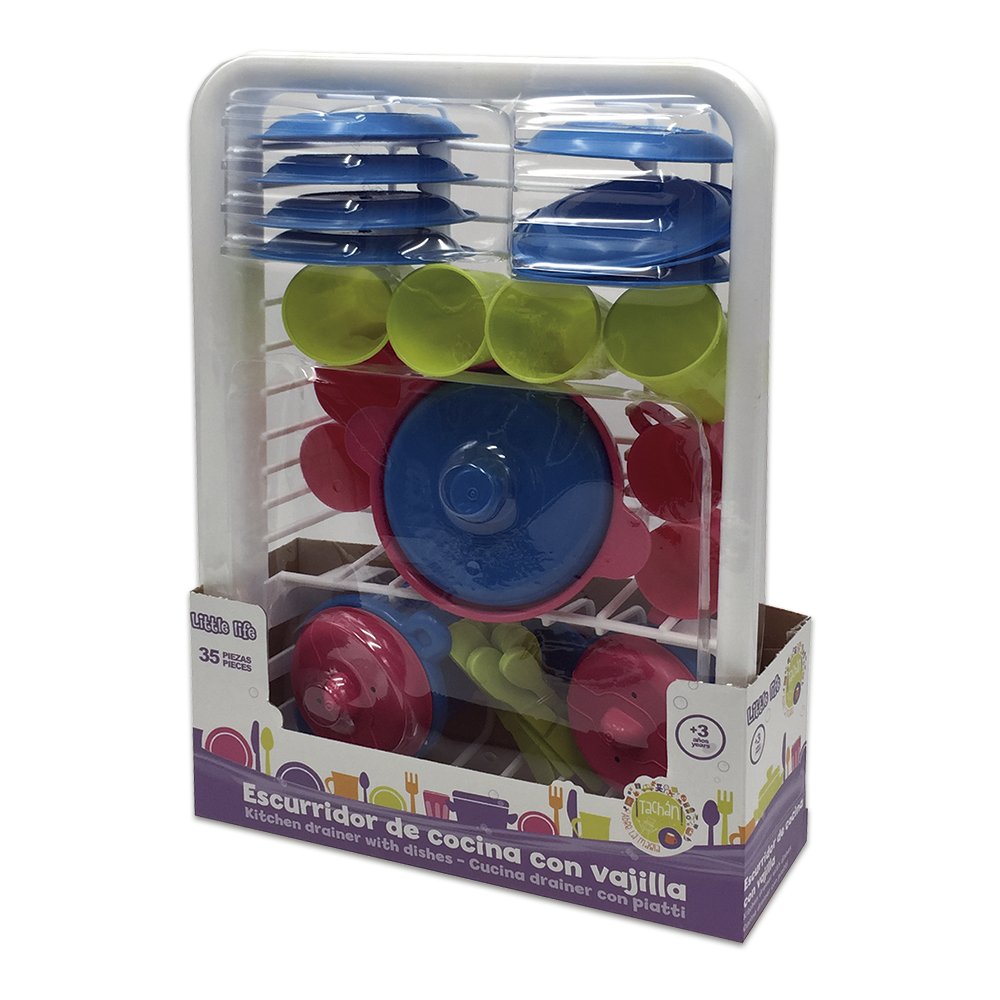 Tachan - Large Drying Rack, 35 Pieces, Green and Yellow (CPA Toy Group Trading S.L. 55B/55V), Assorted Colour/Model