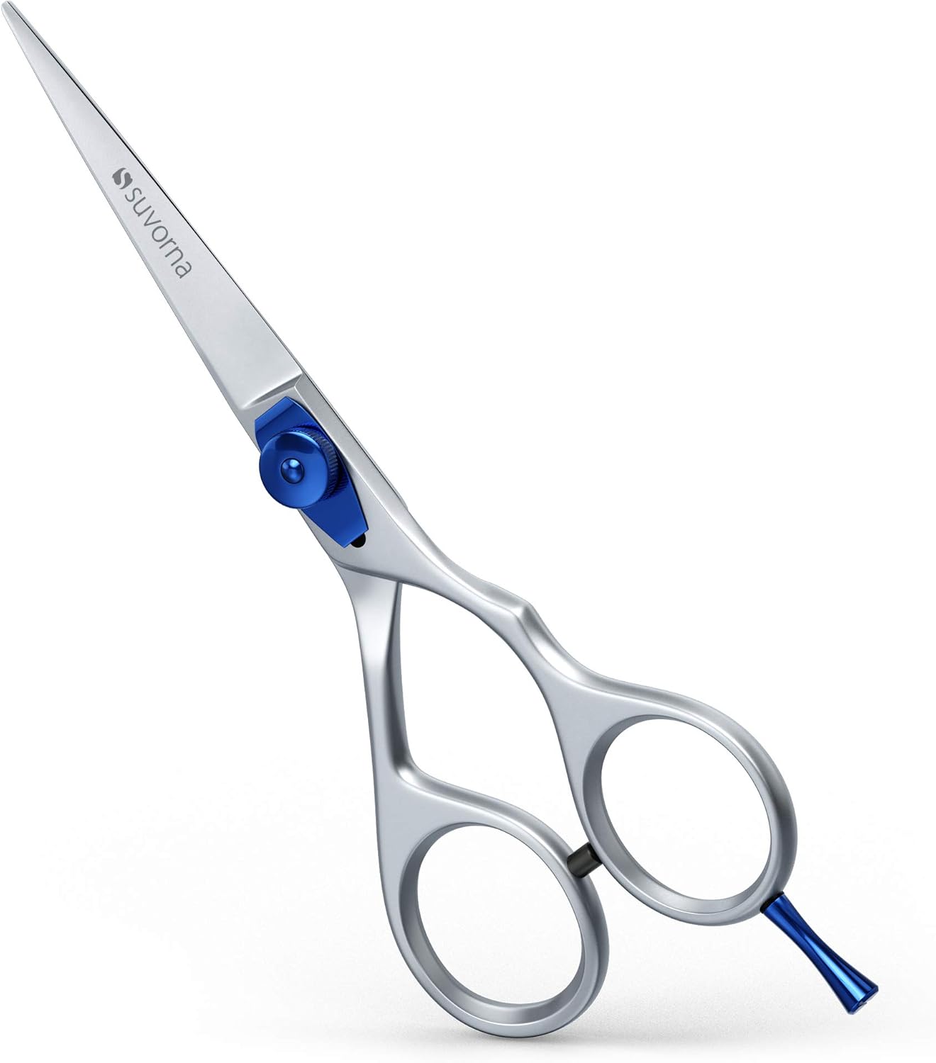 Suvorna Professional Hairdressing Scissors 5.5 inches Razeco E25 Hair Scissors. Japanese Scissors for Hair Cutting, Razor Sharpe Barber Scissors Blades, RightHand Hairdresser Scissors with Adjustment.