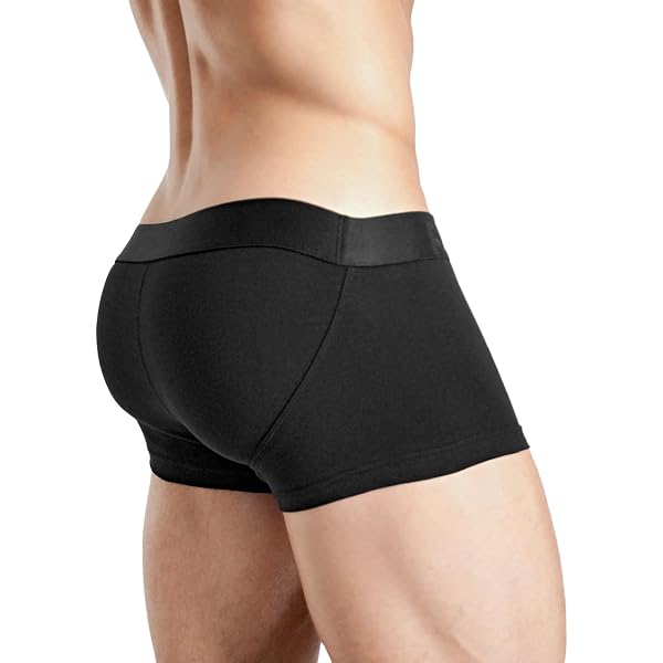 Mutande Boxer Uomo Con Imbottitura - Solleva Glutei, Shapewear, Taglie S-2XL, Nero - Foto 3