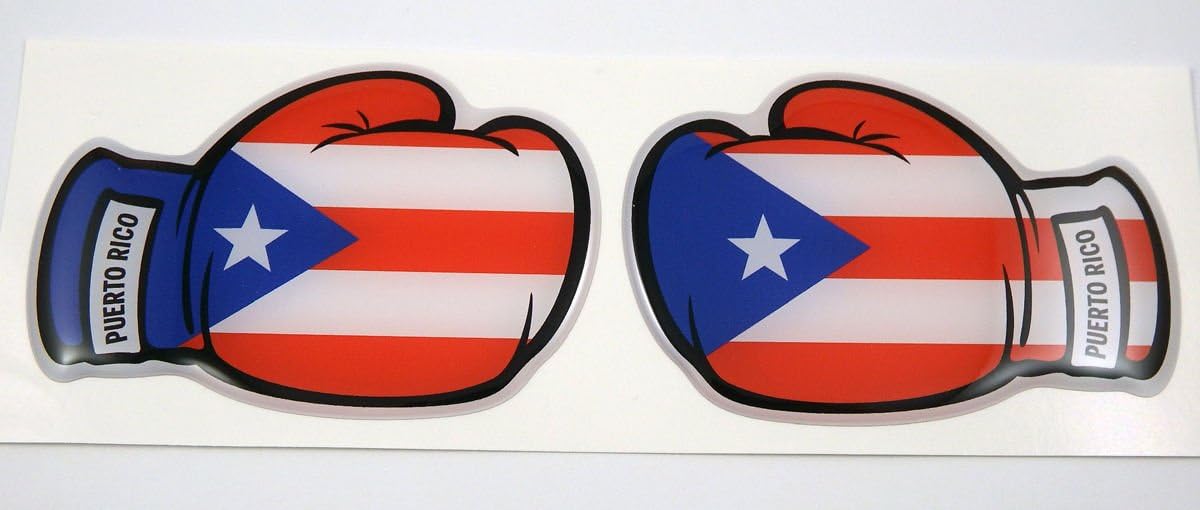 Puerto Rico Spartan Helmet Sticker Star Flag Decal