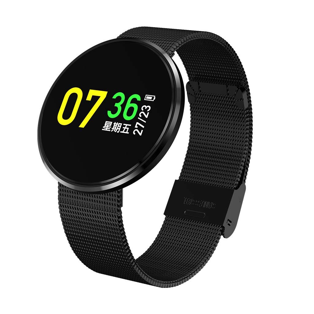 Amazon.com : Jiechu Fashion Smart Watch Heart Rate Monitor ...