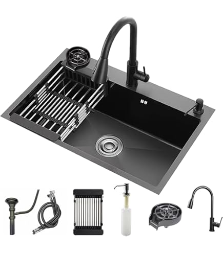 Las Mejores Ofertas En Fregaderos De Acero Inoxidable Baño Bajo Cubierta Gris | EBay
