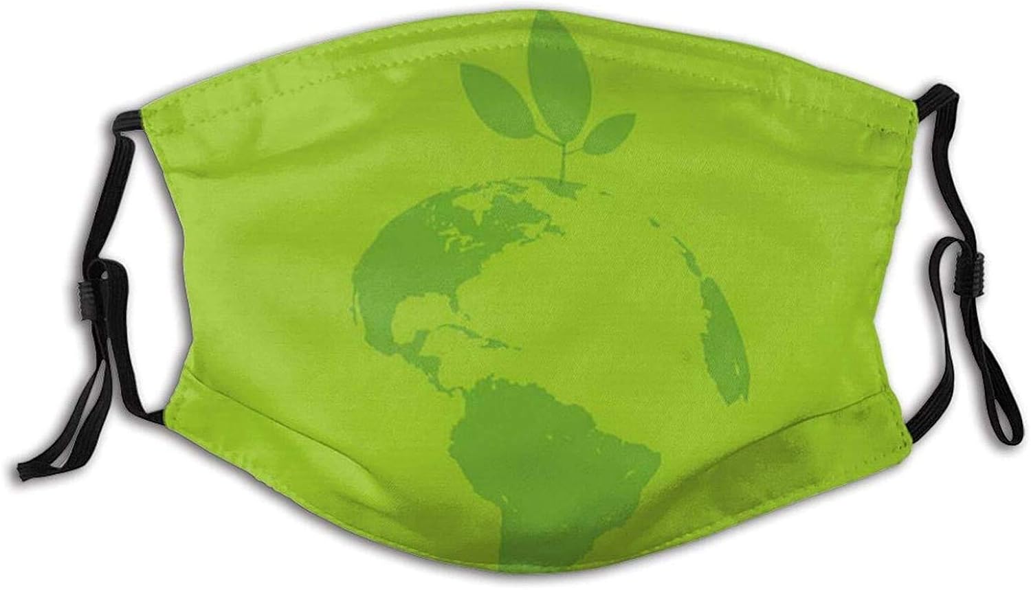 Earth Face Mask, Funny Masks Adjustable Reusable Balaclavas with Filter