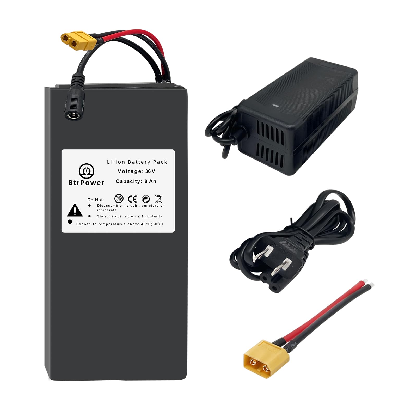 BtrPower 48V 20AH Lithinum ion Battery with 50A BMS