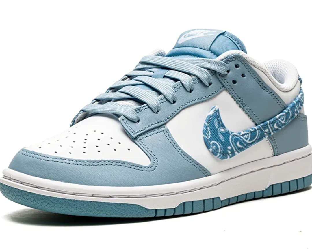 Nike Women's W Dunk Low Basketball Shoes, Paisley Blue, 35.5 EU Image