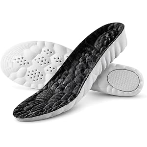 Comfort 365 Height Increase Insoles for Men - 2026 New 4D Cloud Memory Foam Steppers Height Booster Insoles - Shock Absorbing