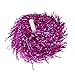 MXXGMYJ Hot Pink Plastic Cheerleader Cheerleading Pom Poms Party Costume Accessory Set Ball Dance Fancy Dress Night Party Sports Pompoms Cheer 1pair