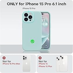Vooii Compatible with iPhone 15 Pro Case, Upgrade