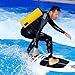 YOKIRIN Waterproof Dry Bag Lightweight Floating Roll Top Sack Backpack for Beach, Boating, Fishing, Rafting, Swimming, Camping, Hiking, Fishing and Snowboarding (Yellow)