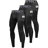 SPVISE Men's Compression Pants Cool Dry Athletic Leggings Workout Running Tights Active Spandex Sports Base Layer Yoga Pants