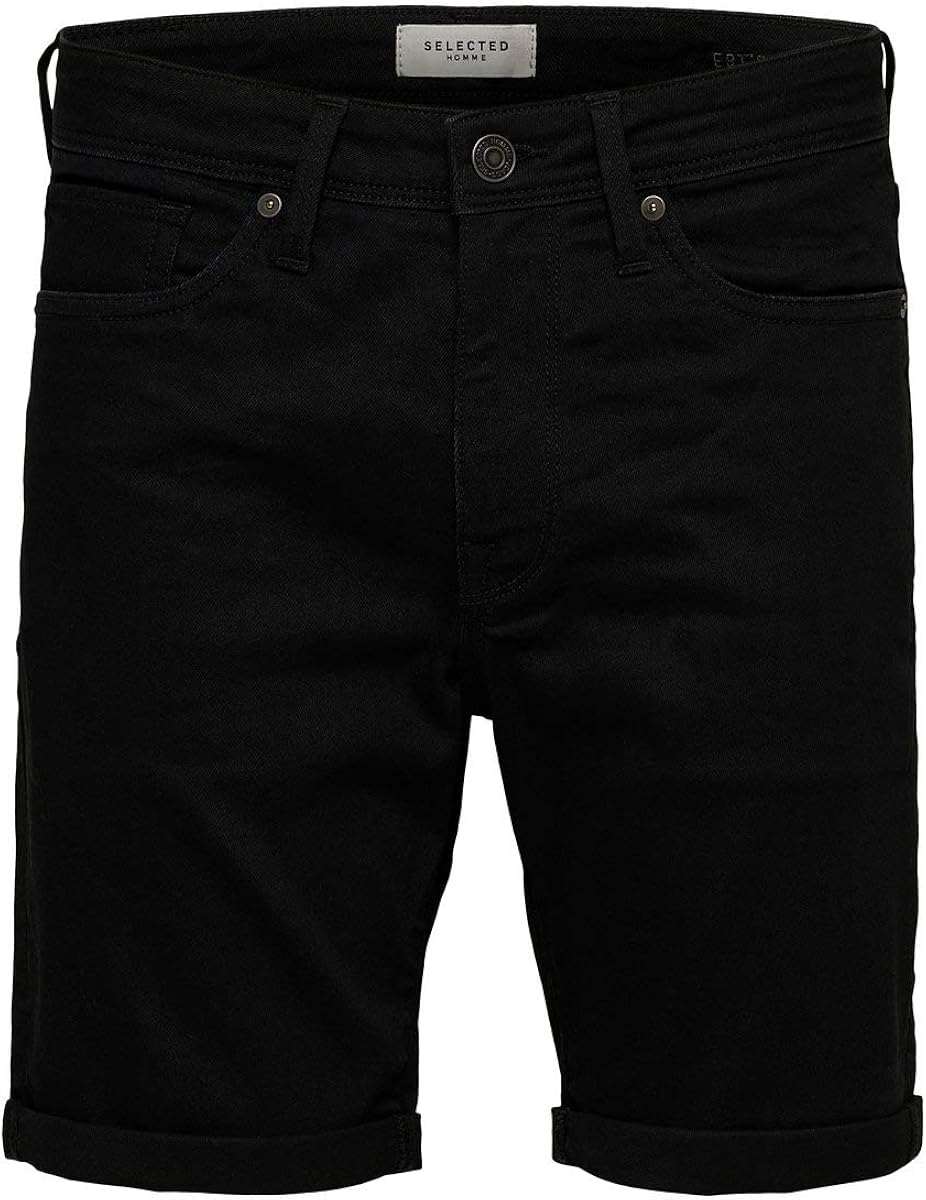 Selected Men's Denim Shorts Amazon.co.uk Clothing