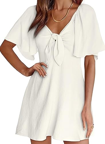 Dokotoo White Summer Dresses for Women 2025 Women's Clothing