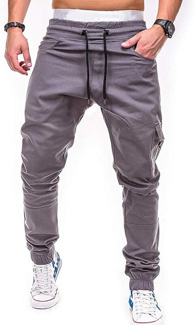 LANSKIRT Hombre Pantalones chandals Jogger Deportivos Urbano ...